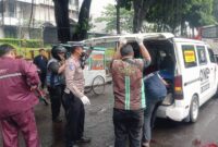 Lakalantas, Polres Metro Tangerang Kota Imbau Pengendara Hati-Hati Jalan Licin Pasca Hujan.