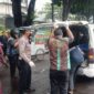 Lakalantas, Polres Metro Tangerang Kota Imbau Pengendara Hati-Hati Jalan Licin Pasca Hujan.