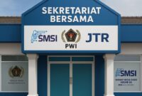 Loc: Sekretariat Bersama Organisasi Nasional dan Lokal Kota Tangerang [PWI, SMSI, JTR]