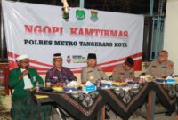 Ngopi Bersama Kapolres, Warga Pakuhaji Sampaikan Aspirasi Soal Miras dan Obat Terlarang.