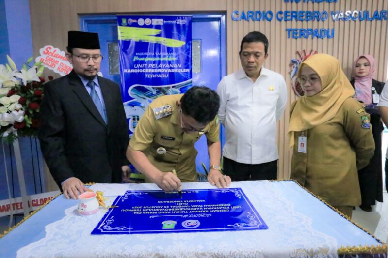 Layanan RSUD Kota Tangerang Kian Modern, Wali Kota Tangerang Resmikan Cathlab Kardio Cerebro Vaskular Terpadu di RSUD.