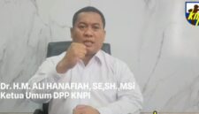 Ketua Umum DPP KNPI Ali Hanafiah Turut Berbelasungkawa atas Wafatnya Affan Kurniawan.