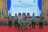 Komitmen Berantas Korupsi, Wali Kota Tangerang Tekan Komitmen dengan KPK.