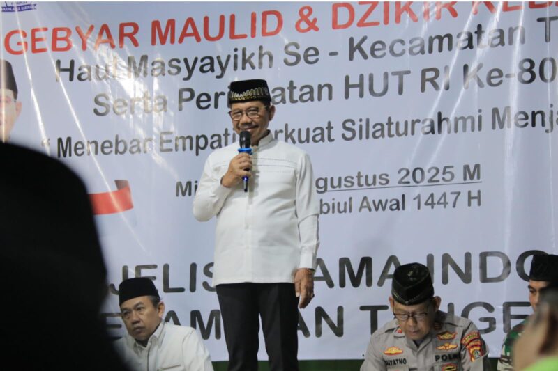 Wali Kota Tangerang Meghadiri Deklarasi Tangerang Damai.
