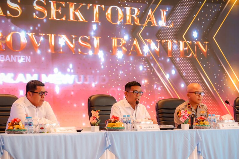 Jaga Ketenangan Masyarakat, Gubernur Banten Andra Soni Tegaskan Forkopimda Solid Jaga Kamtibmas.