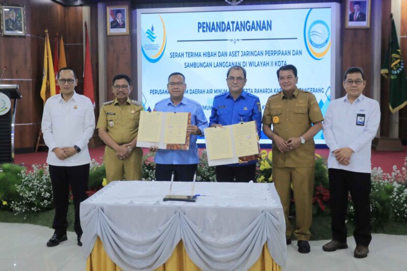 PDAM TB Terima Tambah 23 Ribu Sambungan Langganan dari Perumdam TKR.