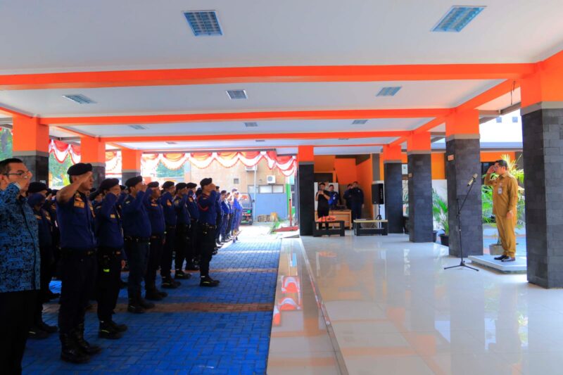 Wakil Wali Kota Tangerang Maryono Pimpin Apel di Kantor BPBD.