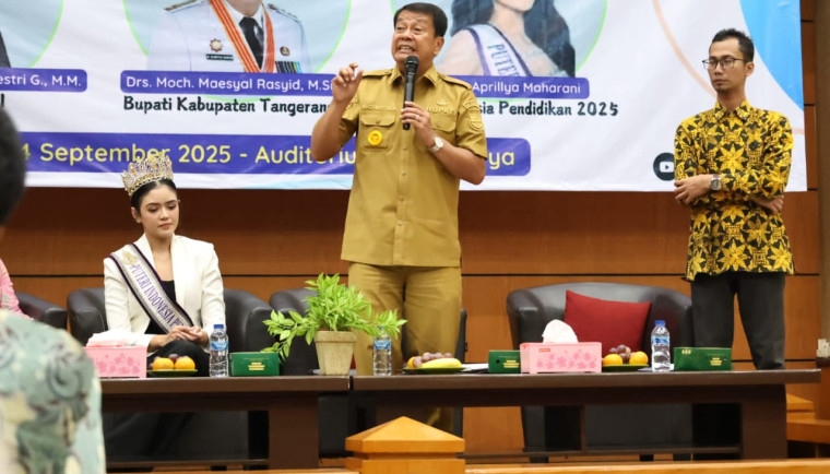 Bupati Tangerang Berikan Kuliah Umum Di UNIPI Curug.