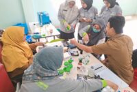 Dinkes Kota Tangerang Survei Kualitas Air Minum ke 600 Rumah Warga.