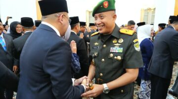 Danrem 052/Wkr Hadiri Pelantikan 23 Pejabat Eselon 2 Pemprov Banten*